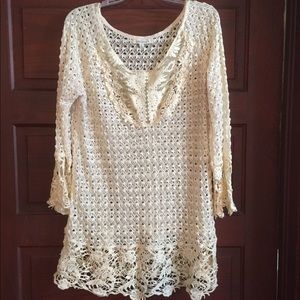 Beautiful cream lace top